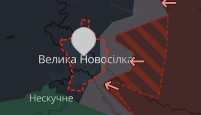 Російські війська прорвались поблизу Великої Новосілки: напрямок неготовий до оборони