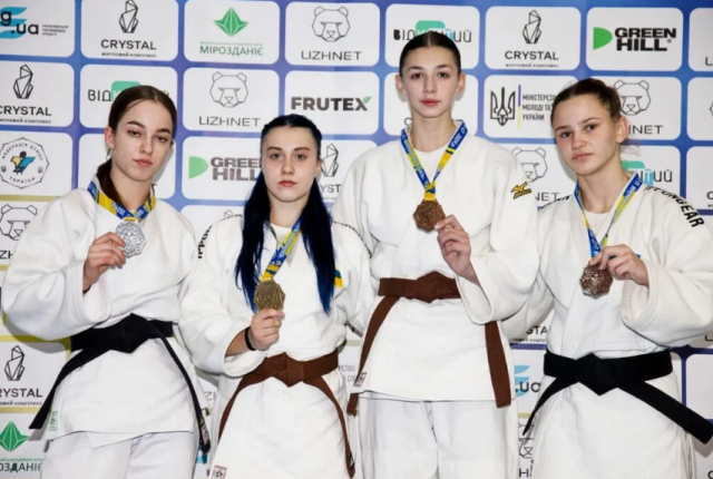 Дзюдоїстки з Донецької області здобули «срібло» та «бронзу» на чемпіонаті України U17