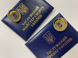 Гімнаста з Луганщини та його тренера нагородили почесними спортивними званнями