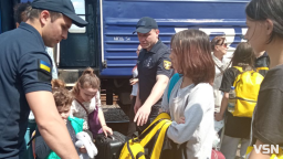 На Волинь прибув евакуаційний потяг з мешканцями Донецької області