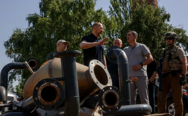 Прем'єр-міністр України перевірив реконструкцію об'єкта теплової генерації на Донеччині