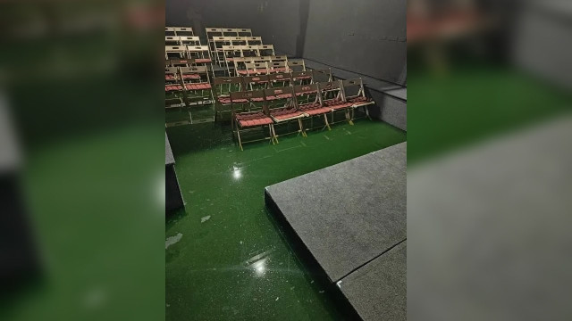 У окупованому Донецьку затопило новозбудований театр - викачали 14 тонн води