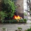 В Донецке возле здания «Ворошиловского РОВД» взорвался  автомобиль