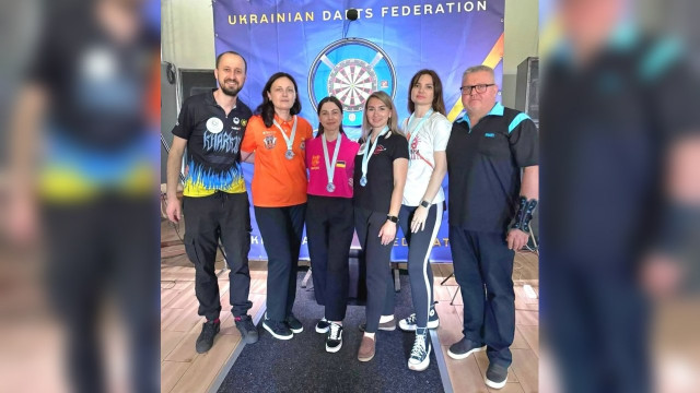 Дартсмени Донеччини вибороли бронзу і увійшли до топ-5 на чемпіонаті України в Черкасах