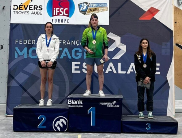 Краматорські спортсменки здобули медалі на Молодіжному Чемпіонаті Європи зі скелелазіння
