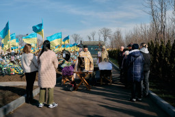 На Алеї Слави в Краматорську попрощалися з двома захисниками України