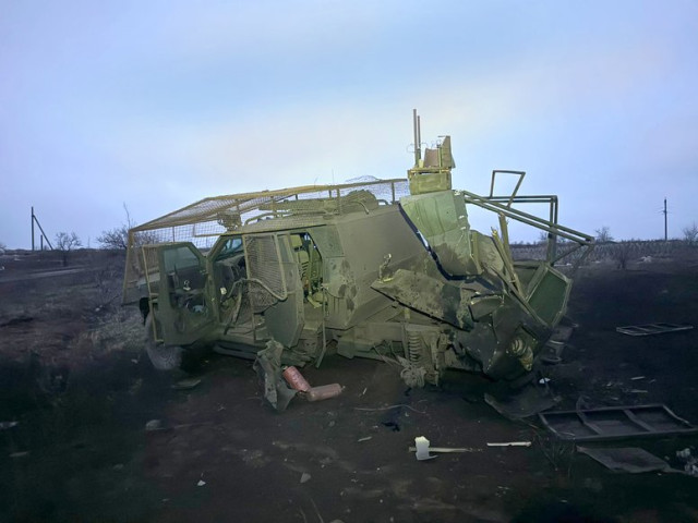 На Донеччині панцерник «Новатор» підірвався на протитанковій міні: подробиці