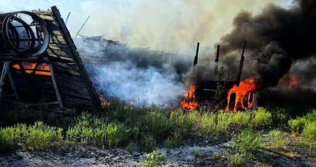 Масовані обстріли знищили інфраструктуру Краснолиманського лісництва Масовані обстріли знищили інфраструктуру Краснолиманського лісництва