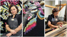 Відродження спадщини: дизайнерка з Литви Наталія відтворює маріупольські килими