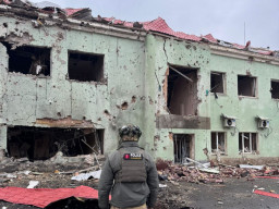 У Білицькому розпочали надавати допомогу постраждалим від обстрілу