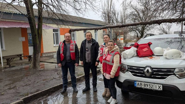 У Донецькій області запрацювала нова мобільна медична бригада Українського Червоного Хреста