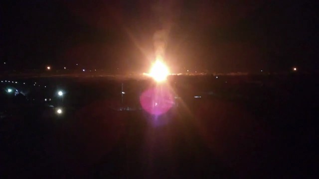 В районе н.п. Вергунка произошел взрыв на газовой магистрали высокого давления