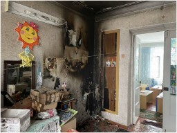 В н.п. Хрустальный загорелся детский сад №3, когда в нем находились более 90 детей