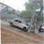 В Донецке в районе школы № 32 автомобиль врезался в столб