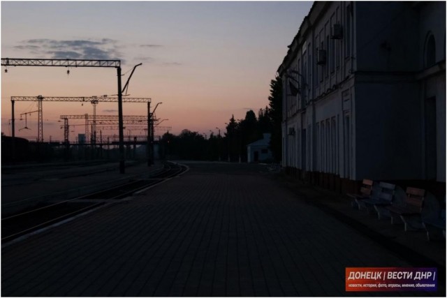 Появились фото железнодорожной станции «Никитовка» в Горловке