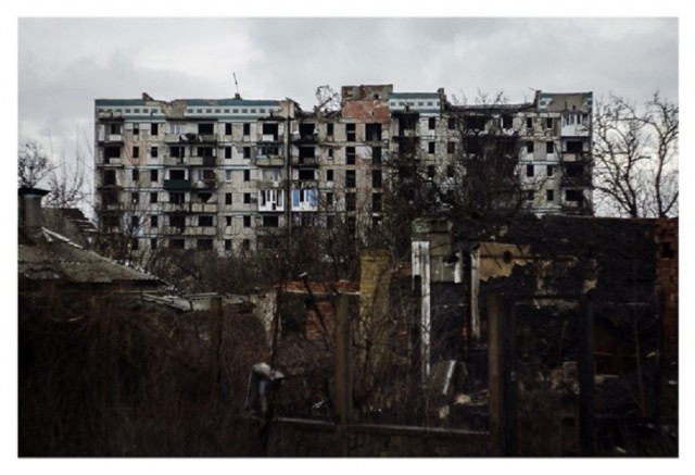 Дончане опубликовали фото улицы Стратонавтов, ставшей декорацией для фильма ужасов