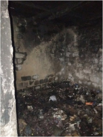 В н.п. Алчевск по время пожара пострадал мужчина