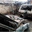 В н.п. Георгиевка сгорели 2 машины на одном подворье