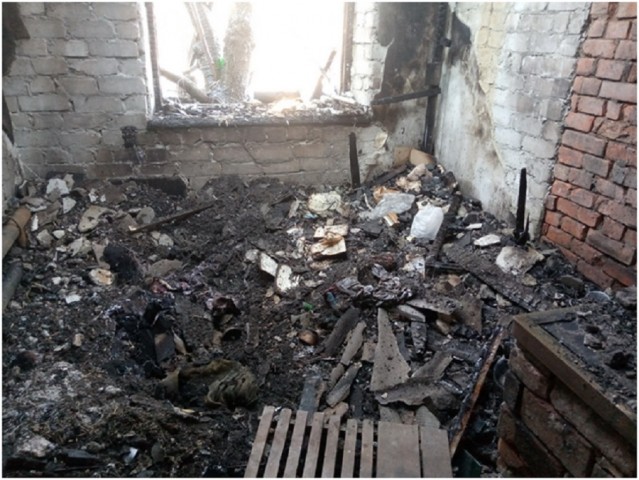В н.п. Брянка по время пожара на ул. Харьковской погиб мужчина