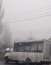В Донецке у маршрутки на ходу оторвался газовый баллон