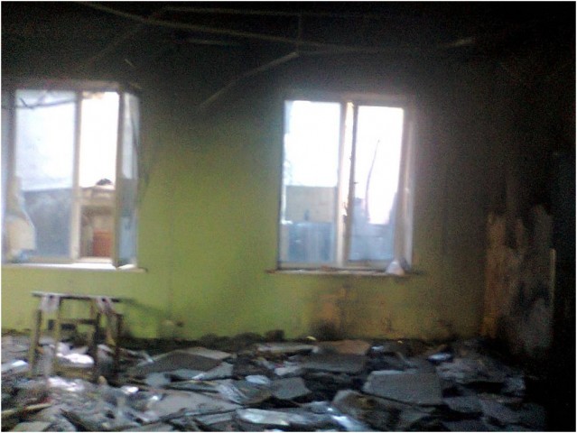 В Донецке мародеры разграбили офисный центр на проспекте Мира