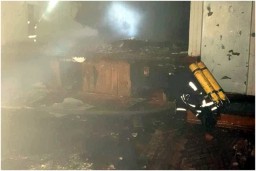 В н.п. Алчевск в здании школы произошел пожар