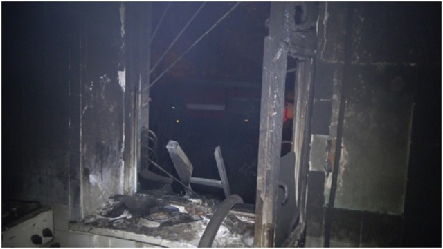 В Луганске во время пожара погибли двое мужчин