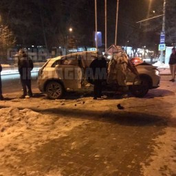 В центре Донецка на бул. Шевченко произошло серьезное ДТП