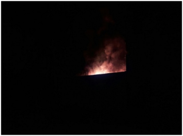 В Донецке горела «воинская часть ДНР» на ул. Кабардинская