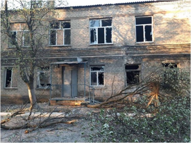 Боевики «ДНР» обстреляли больницу в н.п. Красногоровка