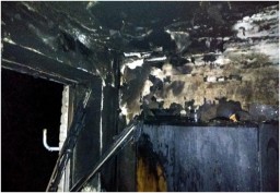 В Луганске в сгоревшей квартире обнаружено  тело мужчины