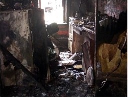 В н.п. Алчевск на пожаре погибла престарелая женщина